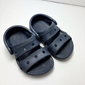 CROCS Kids‎ Dark Blue Sandals Toddler / Baby  Size 5